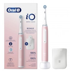 Электрическая зубная щетка Oral B iO sensi clean pink на 2 режима мягкая щетина + чехол на зарядку