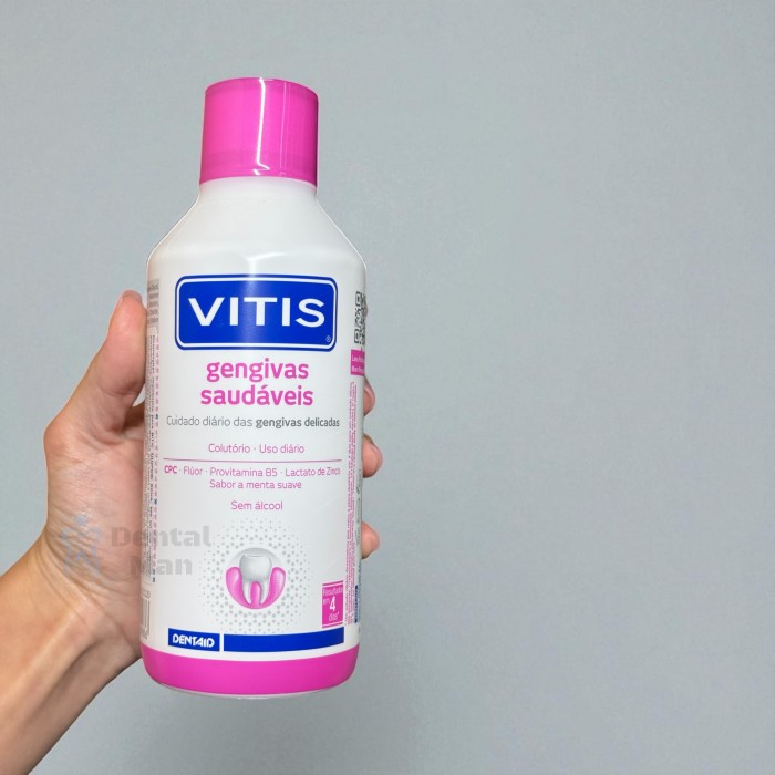 Ополіскувач Vitis Healthy gums gingival ополіскувач для догляду за чутливими яснами 500 мл