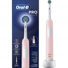 Электрическая зубная щетка Oral-B pro 1 Cross Action (3 режима) розовый цвет (Уценка немного повреждена упаковка)