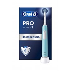 Электрическая зубная щетка Oral-B pro 1 Sensitive (3 режима) голубая (Уценка немного повреждена упаковка)