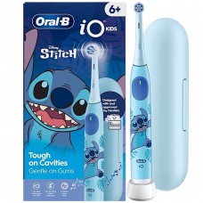 Електрична зубна щітка ORAL B iO Series 2 Kids Disney Stitch Стіч блакитна з музичним таймером і футляром 6+
