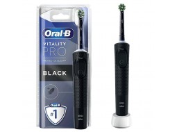 Электрическая зубная щетка Braun Oral B PRO VITALITY PROTECT X CLEAN +3 режима D103 413.3 Аккумуляторная Черная